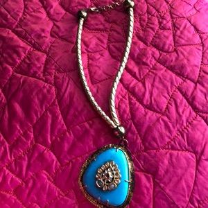 Antique Bollywood style Jaipur necklace with inlay